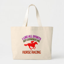 Horse racing designs bags