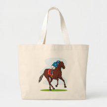 horse racing equestrian sport canvas bags