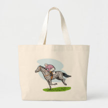 horse racing equestrian sport canvas bags
