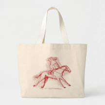 horse racing equestrian sport tote bags