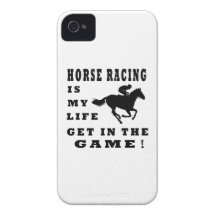 Horse Racing Is My Life iPhone 4 Case-Mate Case