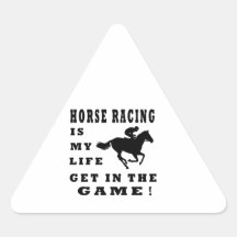 Horse Racing Is My Life Stickers