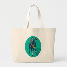 horse racing jockey sport canvas bags