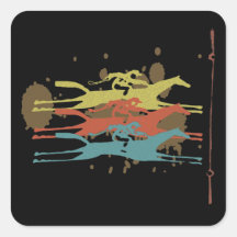 Horse Racing Party Favours Stickers