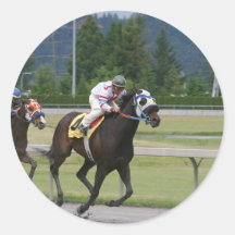 Horse racing stickers