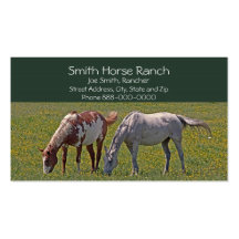Horse Ranch Business Card