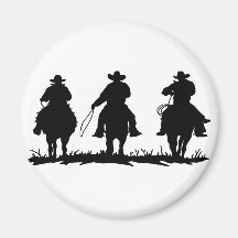 horse riders magnet