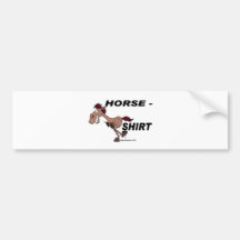 Horse Shirt 1 Bumper Stickers