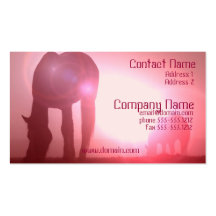 Horse Silhouette Business Card
