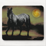 Horse silhouette by Moonlight Mousepad