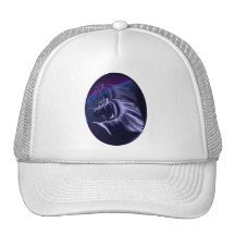 Horse Silhouette Shadowed Oval Hat