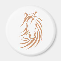Horse T-shirts, Shirts and Custom Horse Clothing Magnet