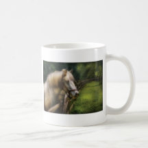 Horse - White Stallion Mug