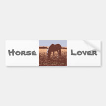 HorseLover Pop Art Bumper Sticker