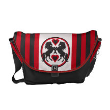 HORSES LOVE DANCE Messenger Bag