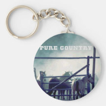 Horses Pure Country Key Chain