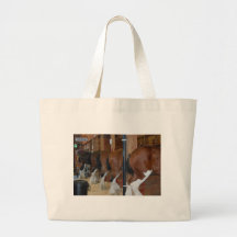 Horses rear ends bags