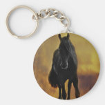 Horses silhouette key chains