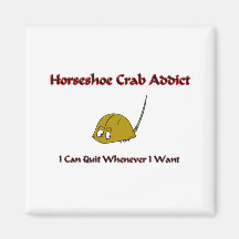 Horseshoe Crab Addict Fridge Magnets