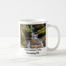 Horseshoe Fall Munising Mi. Coffee Mug