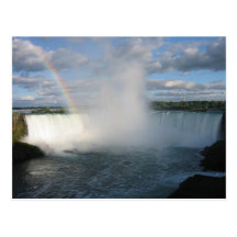 Horseshoe Falls And Rainbow From The Canadian Side Post Cards