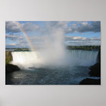 Horseshoe Falls And Rainbow From The Canadian Side Posters