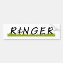 Horseshoe RINGER Bumper Sticker