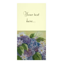 HORTENSEAS PHOTO CARD TEMPLATE