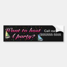Host A Party Bumper Sticker