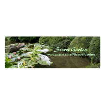 Hosta in a Zen Garden Business Card