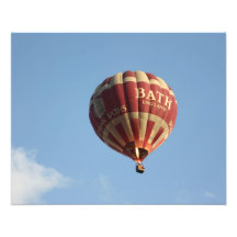 Hot air balloon, Bath, Somerset, UK Photograph