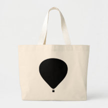 hot-air balloon icon canvas bags