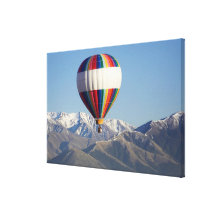 Hot-air Balloon, near Methven, Canterbury Gallery Wrap Canvas