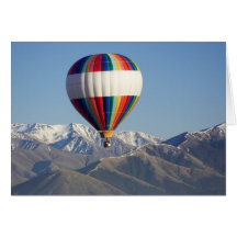 Hot-air Balloon, near Methven, Canterbury Card