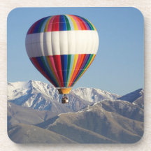 Hot-air Balloon, near Methven, Canterbury Drink Coaster