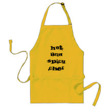 Hot and spicy chef aprons