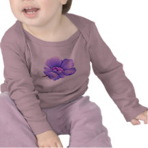 Hot Baby Shirts lilac flower