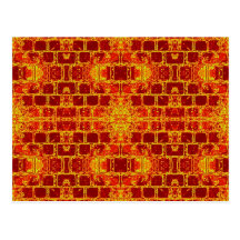 hot bricks postcard