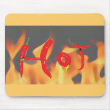 Hot Chilli Pepper selections Mouse Mats