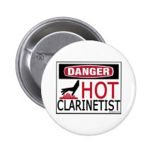 Hot Clarinetist Buttons