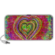Hot Heart Doodle Speakers