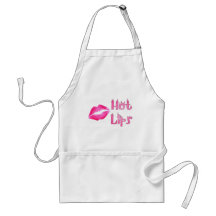 HOT HOT HOT LIPS by SHARON SHARPE Apron