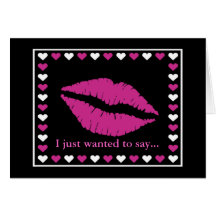 Hot Lip Kiss & Hearts Cards