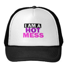 HOT MESS MESH HATS