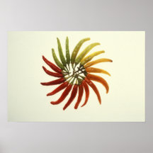 Hot Peppers Print