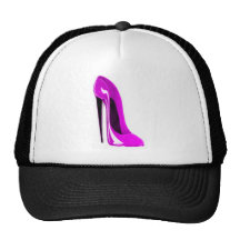 hot pink stiletto shoe hats