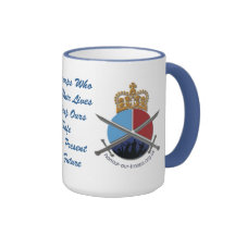 HOT Ringer Mug Blue