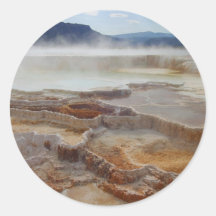 Hot Spring In Yellowstone Stickers