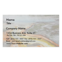 Hot Spring Thermal Pools Business Card