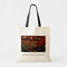 Hotel lobby, Lajitas, Big Bend National Park, Texa Canvas Bag